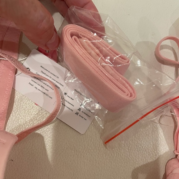 NWT push up rare pink plunge bra pale pink flexi low back convertible ❌offers - Picture 12 of 16